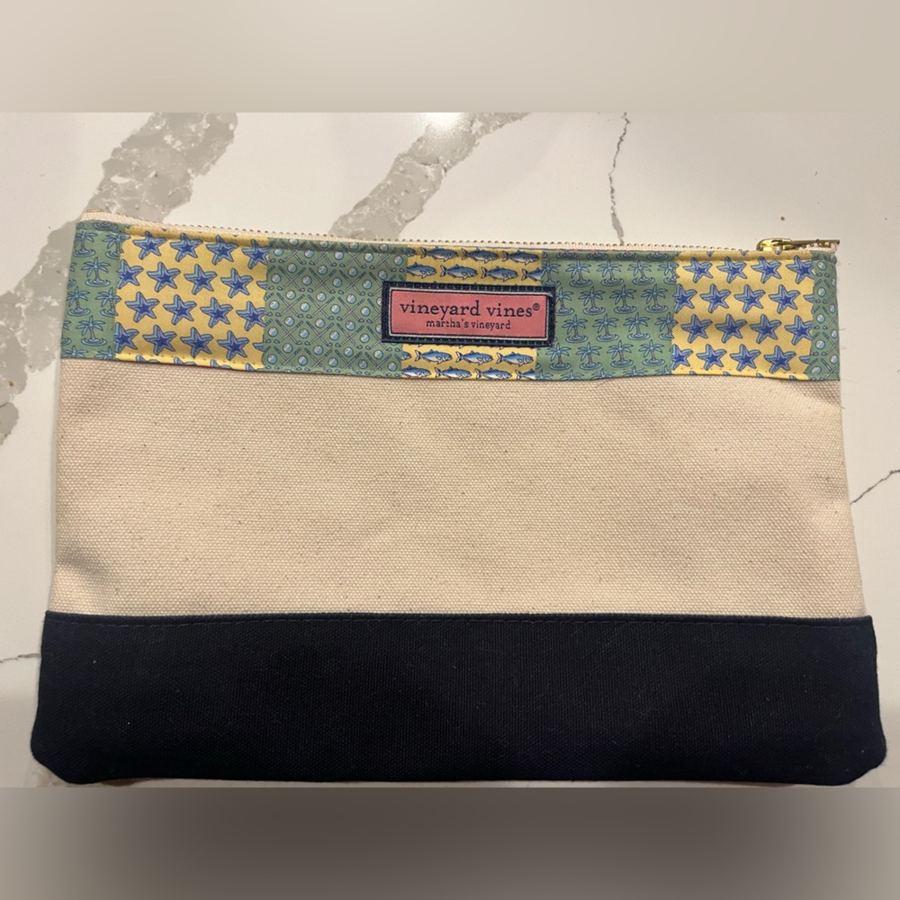 Vineyard Vines Multicolor Canvas Pouch